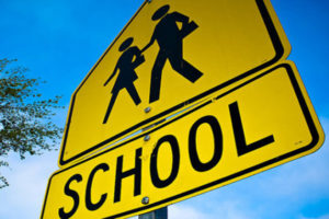 school zone sign